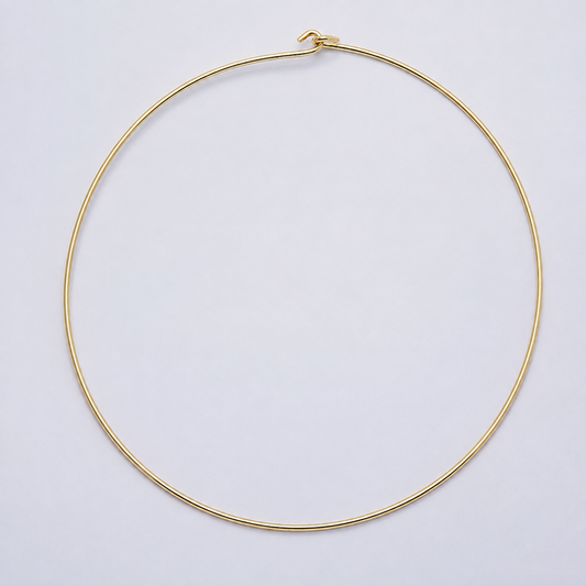 Thin Floating Collar Necklace