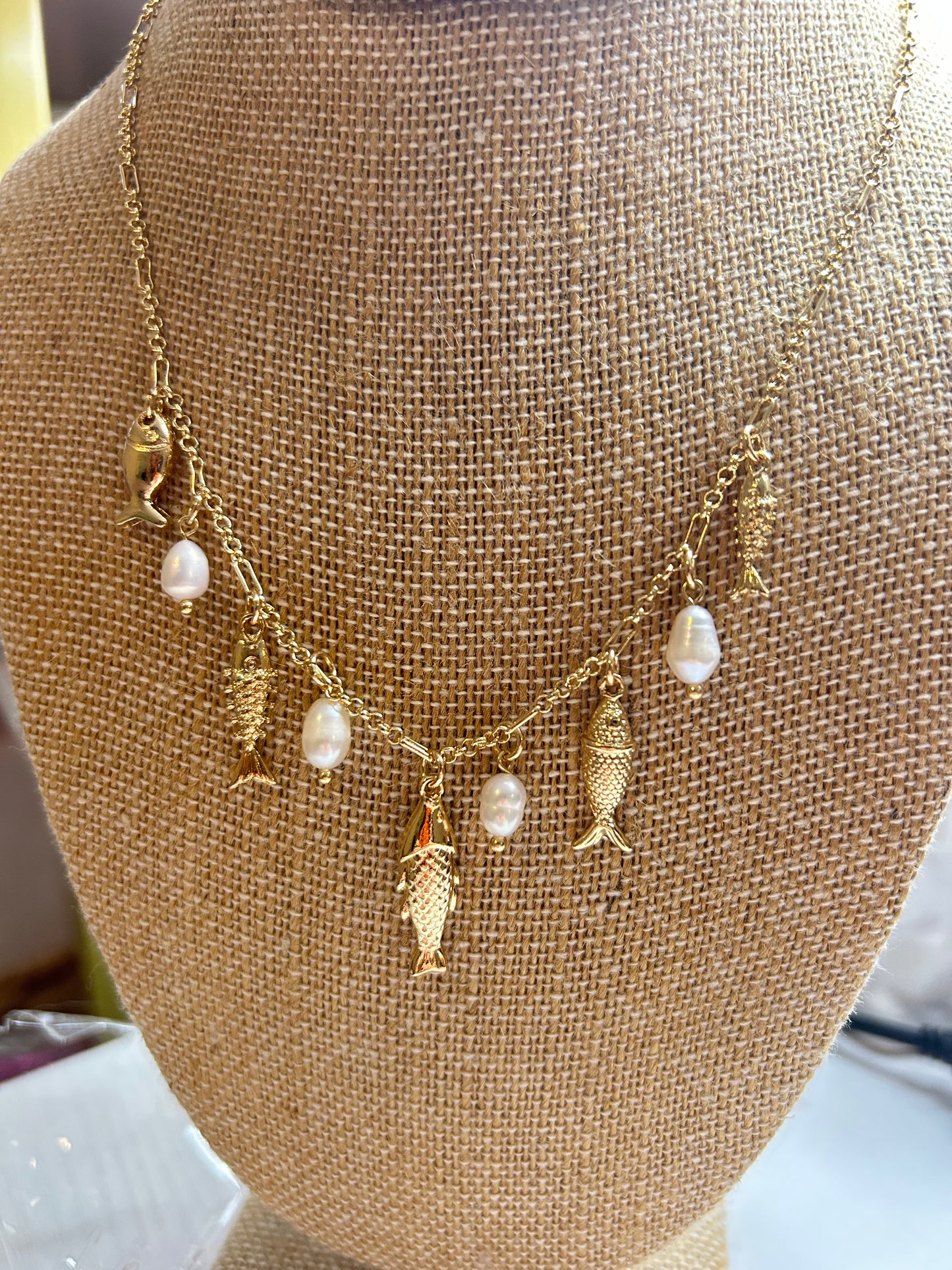 Fish Friends Charm Necklace