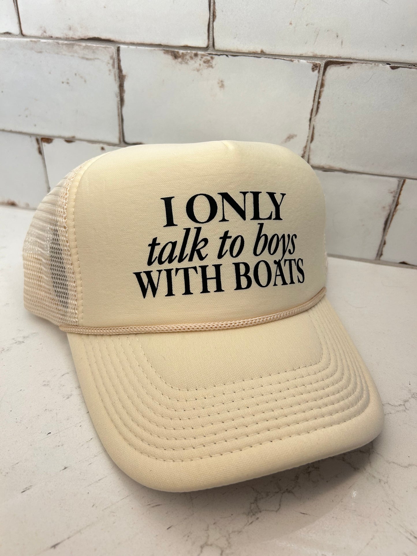 Boys With Boats Trucker Hat