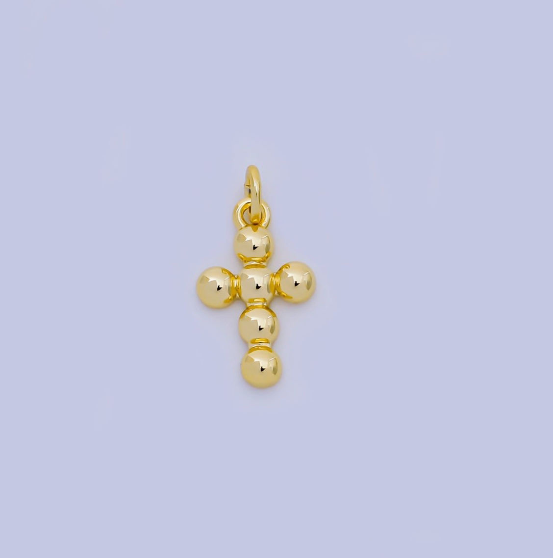 Bubble Cross Charm