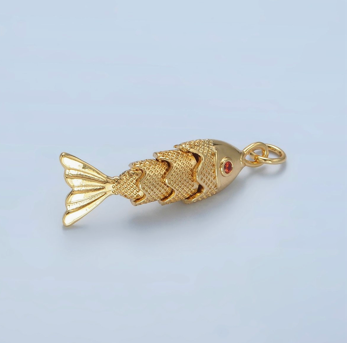 Textured Fish Charm
